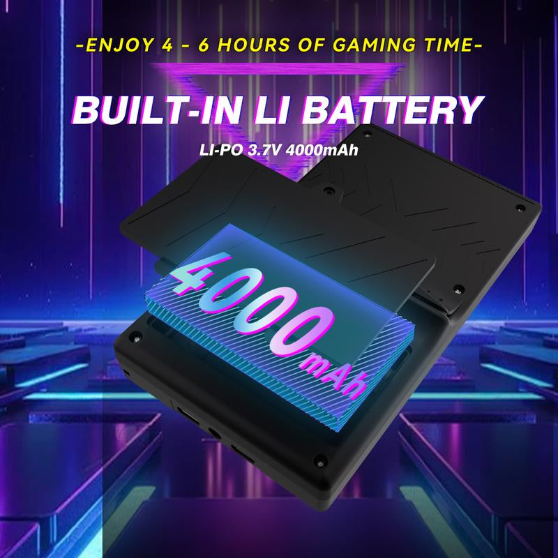 R36S Retro Video Handheld Game Console Upgraded Version XF40V, Linux System 4-Inch IPS Screen, Built-In 4000Mah Battery, 64G TF Card, Preloaded 20000+ Classic Games, Suitable as Valentine'S Day, Thanksgiving, Holiday Gift