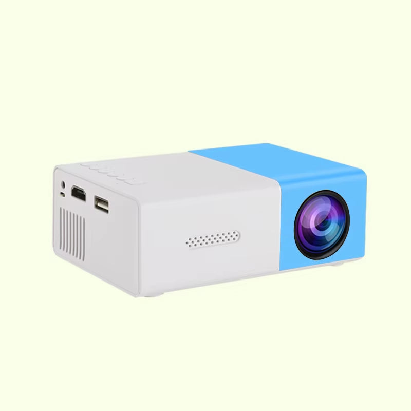 YG300 Mini Portable HD Projector Is Suitable for Home, Outdoor, and Portable Projectors, Supporting USB, HDMI, and SD Card Links