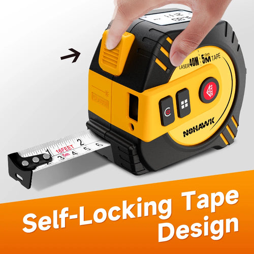 40M/80M Laser Tape Measure Tape Measure Measuring Tool Laser Distance Meter Steel Tape Measure USB Rechargeable