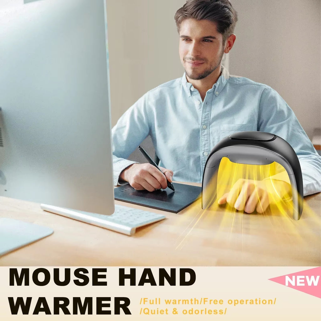 Mouse Pad Hand Warmer, 110V 100W Mouse Pad Hand Warmer, Foldable Electric Warming Heater for Office Desk Warmer Accessories