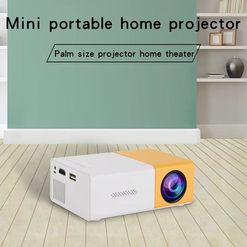 YG300 Mini Portable HD Projector Is Suitable for Home, Outdoor, and Portable Projectors, Supporting USB, HDMI, and SD Card Links