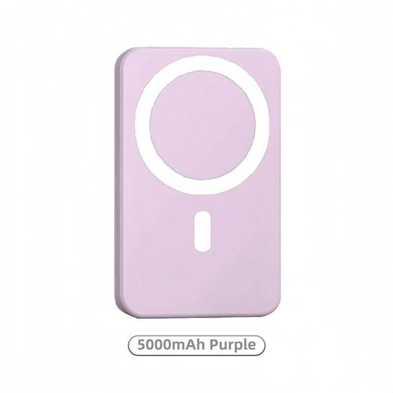 5000Mah Magnetic Power Bank Magsafe Wireless Fast Charger for Iphone 12–17 Pro/Pro Max, Compact Portable Battery Pack