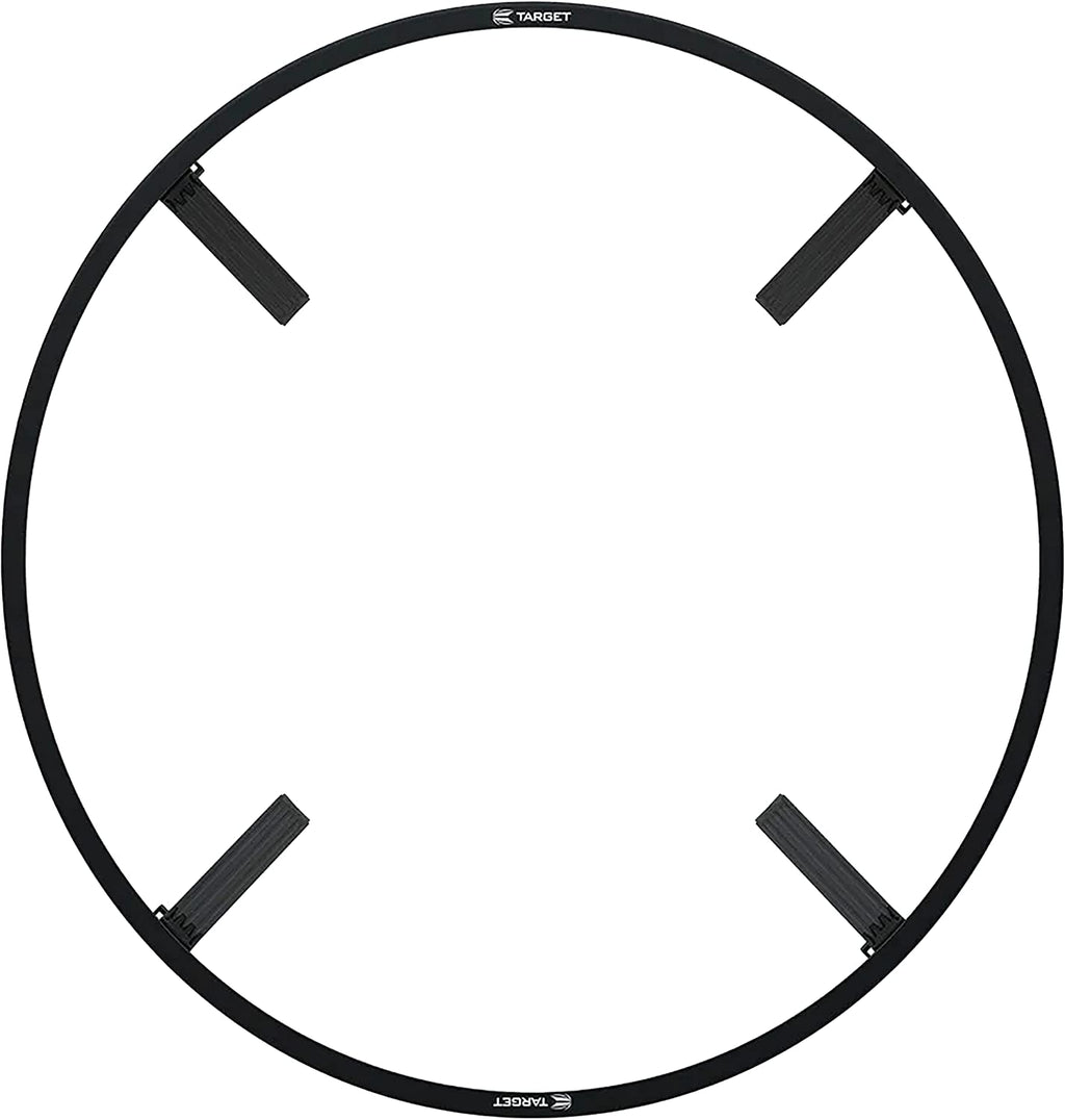 Corona Vision Dartboard Lighting System, Black Frame | White LED Dart Board Surround Ring Light with Magnetic Feet | Shadow Eliminating Dartboard Light | Professional Darts Accessories