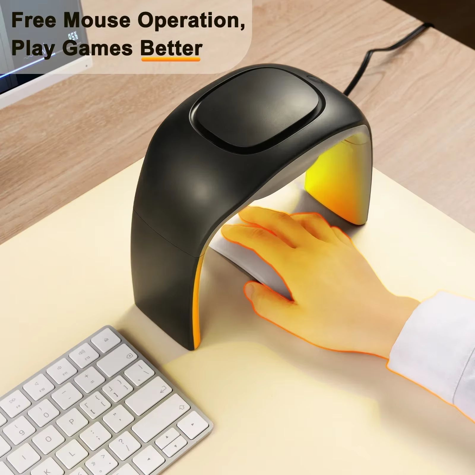 Mouse Pad Hand Warmer, 110V 100W Mouse Pad Hand Warmer, Foldable Electric Warming Heater for Office Desk Warmer Accessories